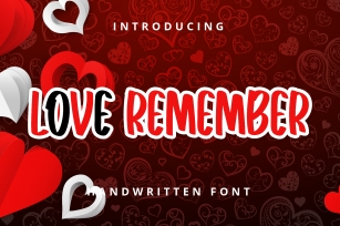 Love Remember Font Download