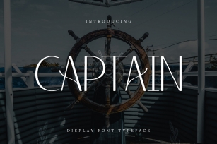 Captain Display Typeface Font Download
