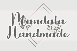 Mandala Handmade Font Download