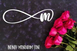 Infinity Symbol Monogram Letters Font Download