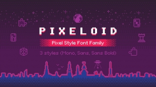 Pixeloid Font Download