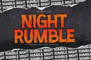NIGHT RUMBLE Font Download
