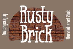 Rusty Brick Font Download