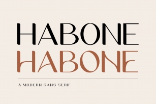 Habone Font Download