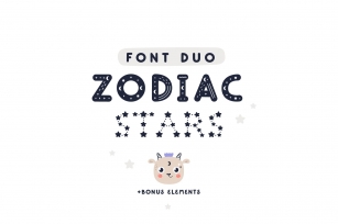 Zodiac Stars duo Font Download