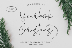 Yearbook Christmas Font Download