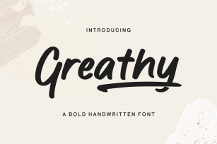 Greathy Font Download