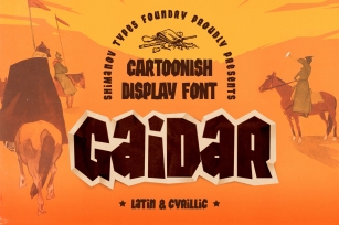 ST-Gaidar cartoonish font Font Download