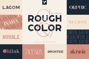Rough & Color collection Font Download