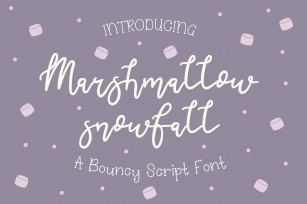 Marshmallow Snowfall Script Font Download