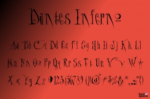 Dantes Infer Font Download