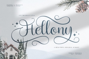 Hellony Typeface Font Download