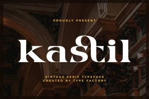 Kastil - Vintage Serif Typeface Font Download