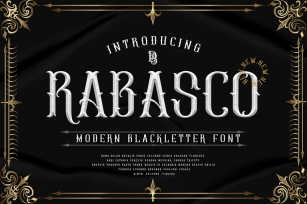 Rabasco Font Download