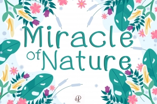 Miracle of Nature Font Download