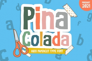 Pina Colada - Kids font Font Download