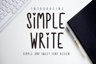 Simple Write Font Download