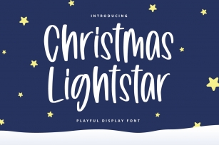 Christmas Lightstar Font Download