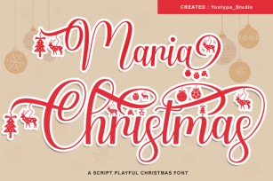 Maria Christmas Font Download