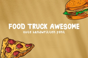 Food Truck Awesome Font Download
