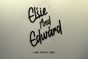 Elsie and Edward Font Download