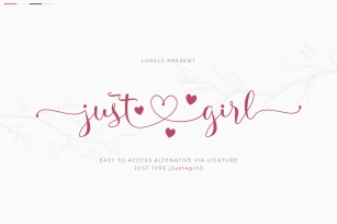 Just Girl Font Download