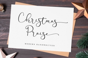 Christmas Praise Font Download