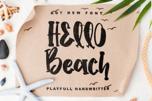 Hello Beach - Font Download