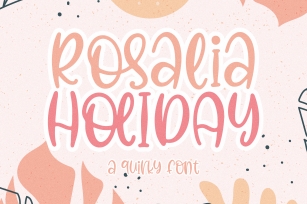 Rosalia Holiday Font Download