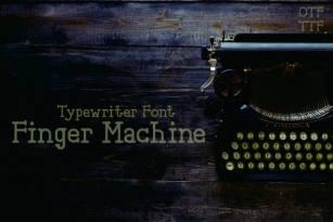 Fingher Machine Font Download