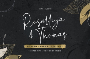 Rosalliya & Thomas Font Download