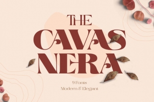 The Cavas Nera 9 Font Font Download