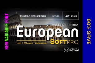 EUROPEAN SOFT PRO Font Download