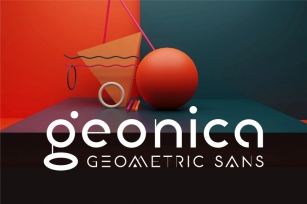 Geonica - Geometric Sans Serif Font Font Download
