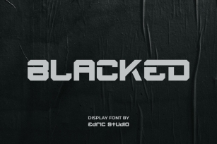Blacked Font Download