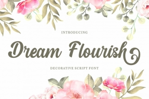 Dream Flourish Font Download