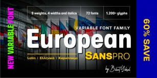 European Sans Pro Font Download