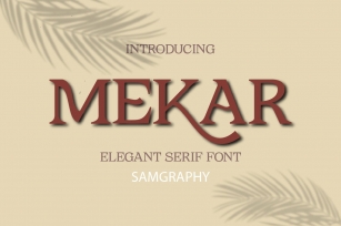 Mekar Font Download