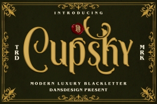 Cupsky Font Download