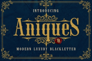 Aniques Blacklleter Font Download