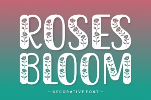 Roses Bloom Font Download