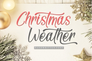 Christmas Weather Font Download