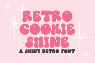 RETRO COOKIE SHINE Groovy Font Download