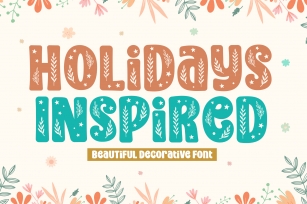Holidays Inspired Font Download