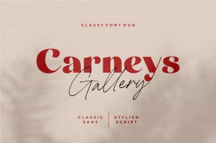 Carneys Gallery Duo Font Download