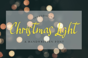 Christmas Light Font Download