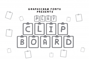 Play Clipboard Font Download