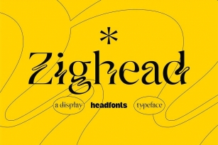 Zighead Display Font Font Download