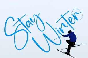 Stay winter Font Download