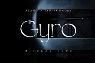 Gyro Serif Display Font Download